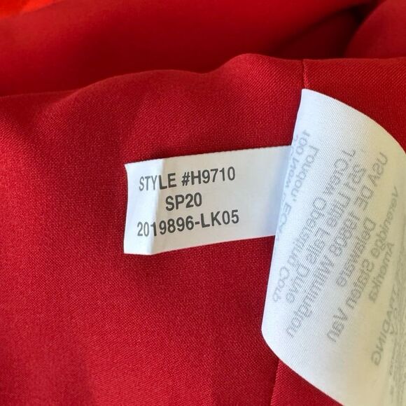 NEW J. Crew Parke Linen Blazer in Brilliant Sunset Size 10 - Picture 9 of 10